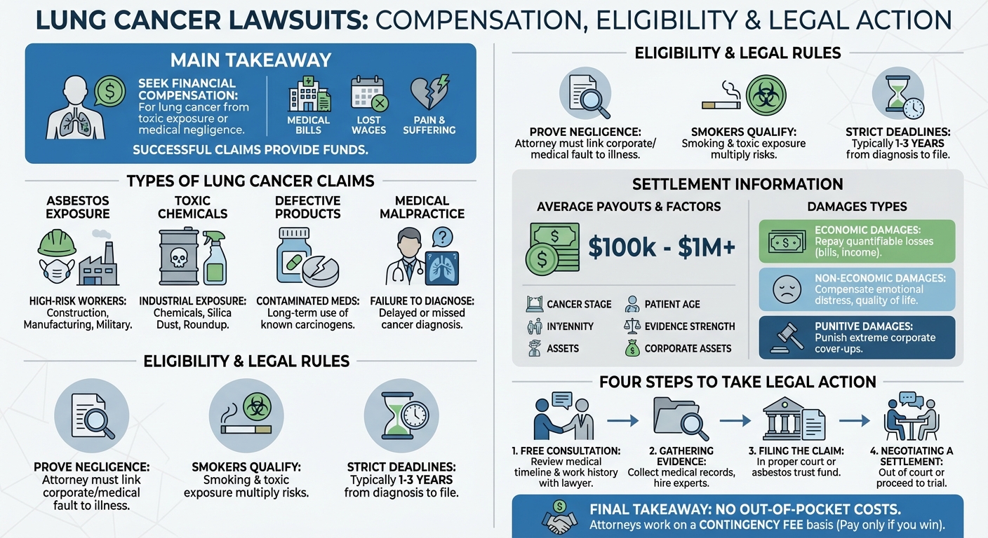 Lung Cancer Lawsuit: Eligibility, Settlements & How to File