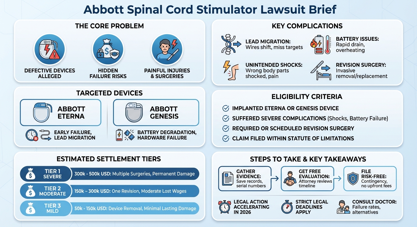 Abbott Spinal Cord Stimulator Lawsuit: Updates & Payouts