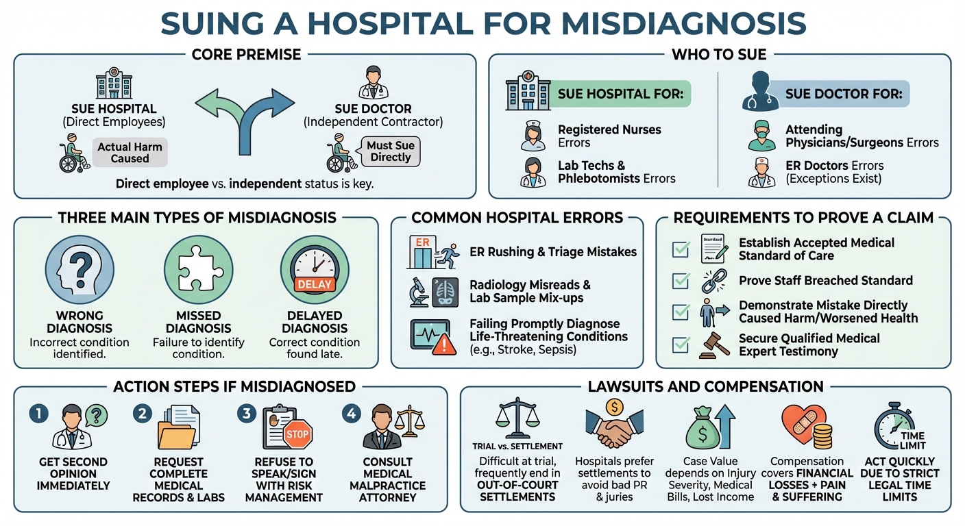 Can You Sue a Hospital for Misdiagnosis? Legal Guide