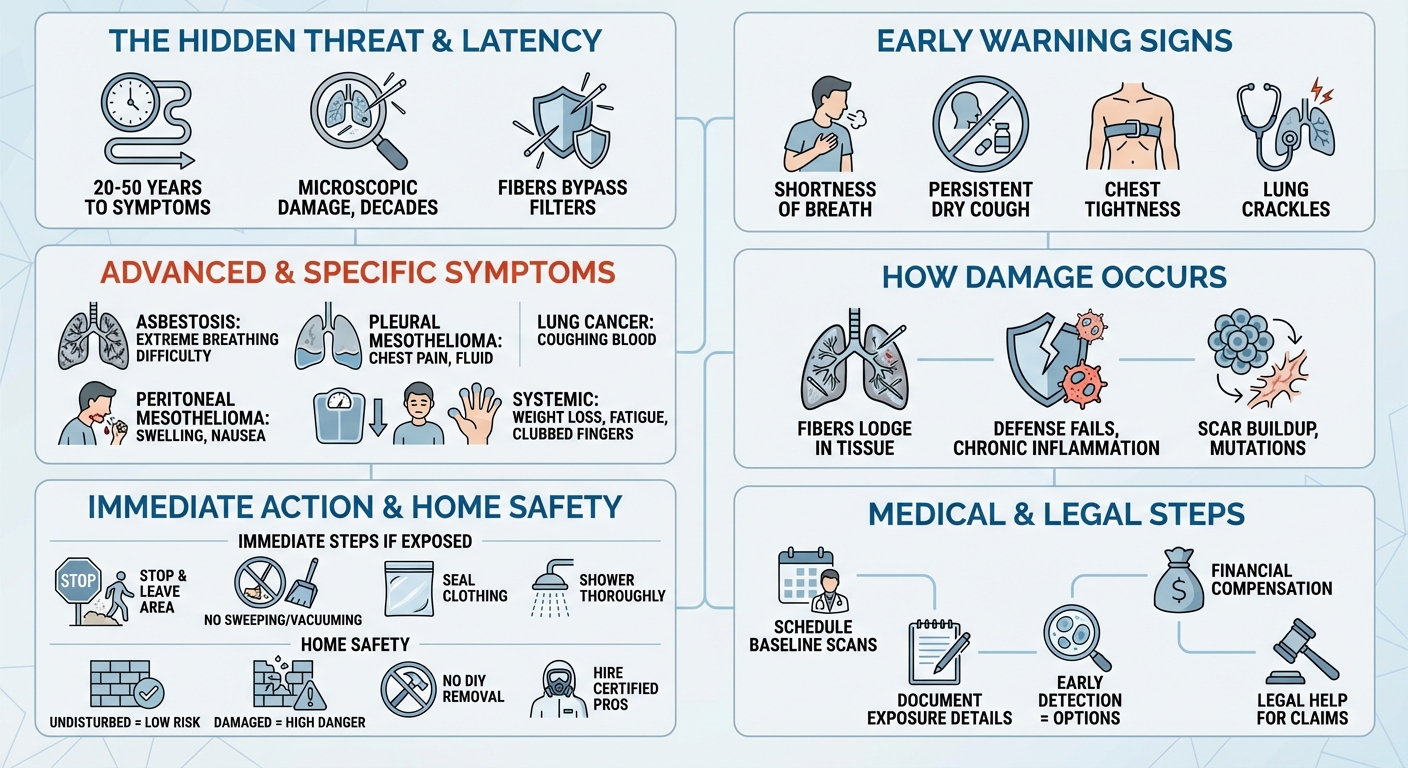 Symptoms of Asbestos Exposure: Early Warning Signs & Next Steps