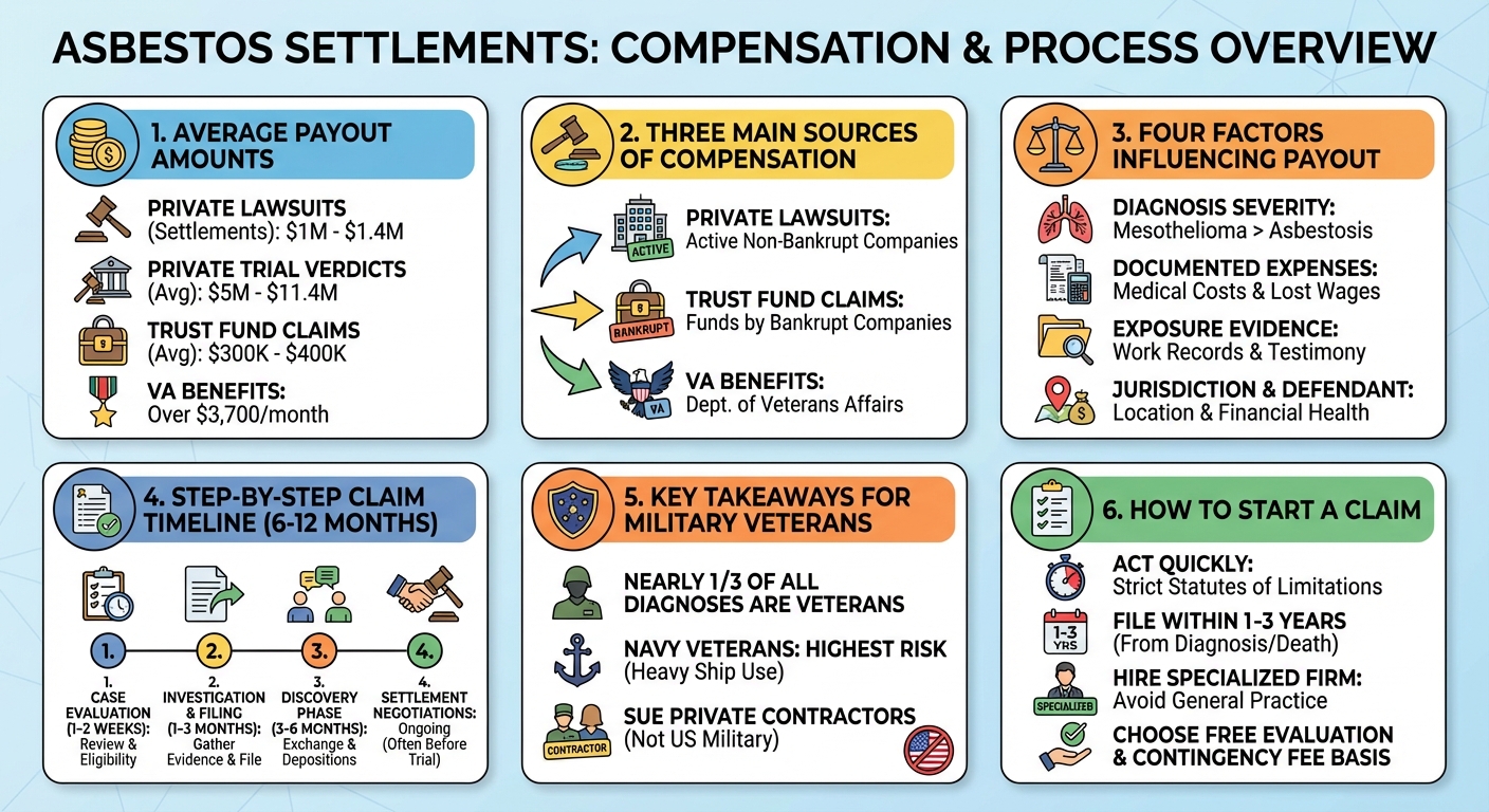 Asbestos Settlements: Average Payouts & Claims Guide ()