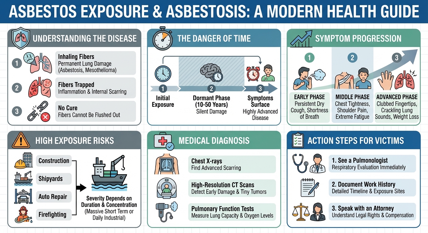 Asbestos Poisoning Symptoms: Early Signs & What to Do