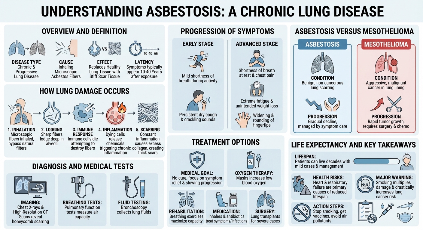 Asbestosis Definition: Symptoms, Causes & Life Expectancy
