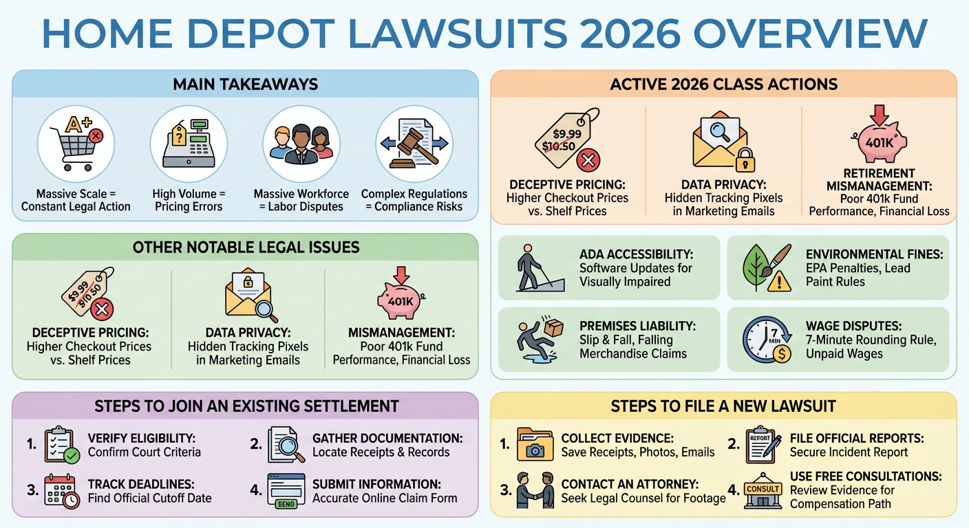 Home Depot Lawsuit Updates: Settlements & Active Claims