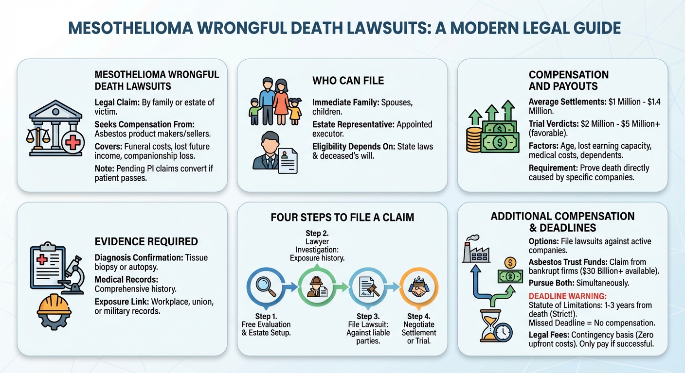 Mesothelioma Wrongful Death Lawsuits: Settlements & How to File